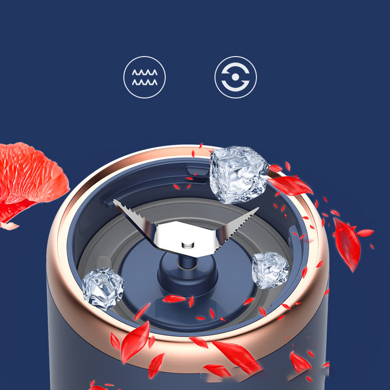 6-Blade Portable Blender | USB Rechargeable Mini Juicer Cup & Smoothie Maker