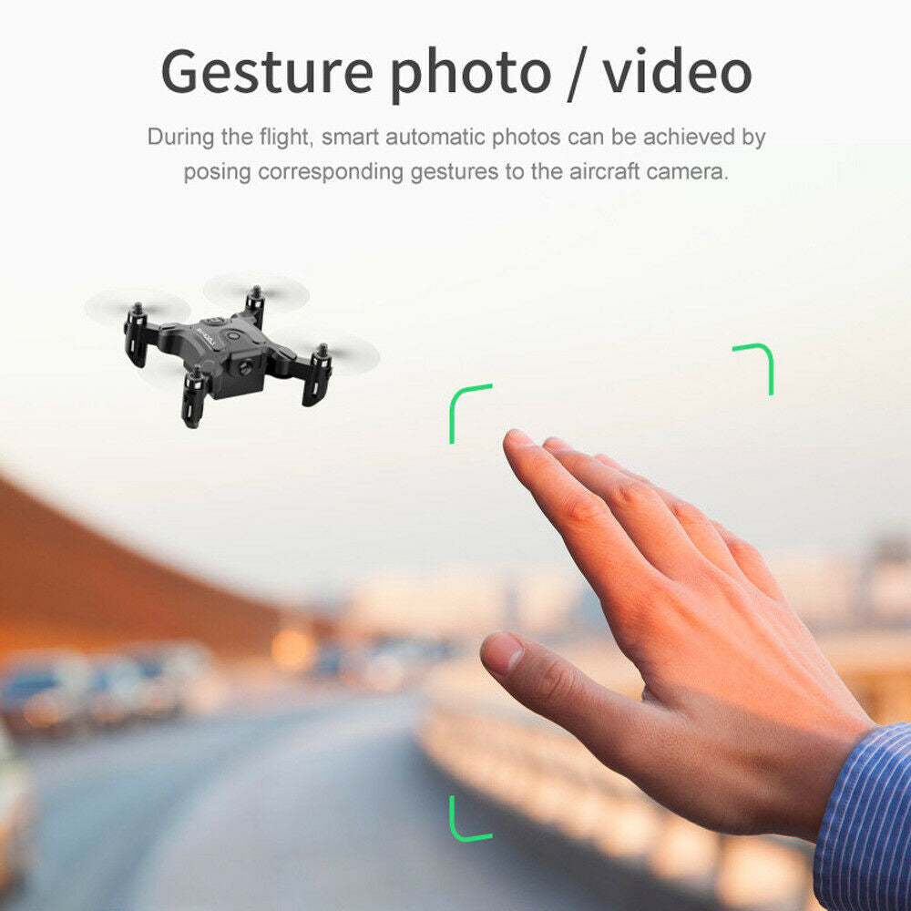 4DRC V2 Mini Drone with HD Camera | Foldable WiFi FPV Quadcopter for Selfie & Aerial Fun