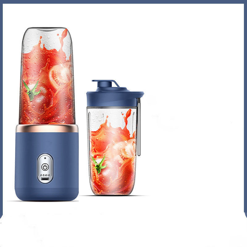 6-Blade Portable Blender | USB Rechargeable Mini Juicer Cup & Smoothie Maker
