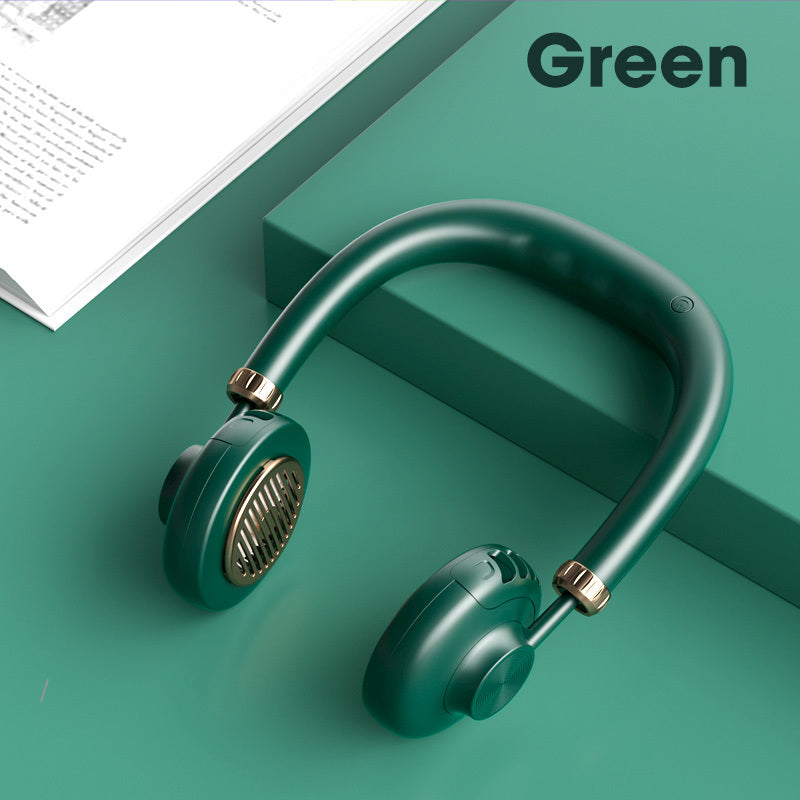 Bladeless Hanging Neck Fan | Portable Rechargeable Cooling Fan for Summer