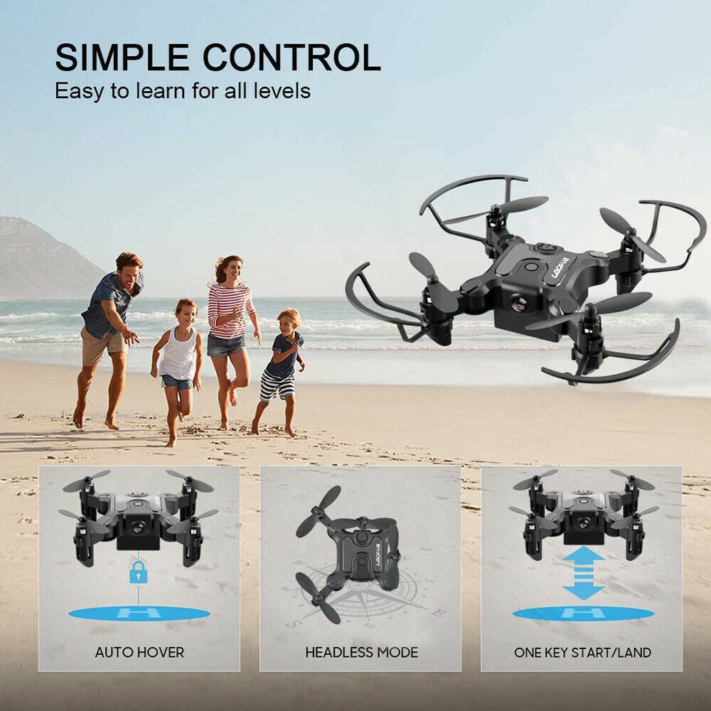 4DRC V2 Mini Drone with HD Camera | Foldable WiFi FPV Quadcopter for Selfie & Aerial Fun
