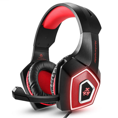 RGB Gaming Headset | Wired Over-Ear Headphones with Mic & LED Lights