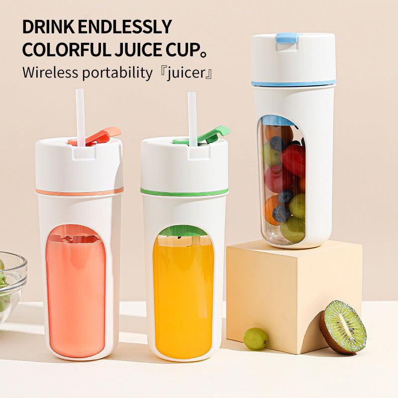 Portable Electric Juicer Blender | USB Rechargeable Fruit Mixer & Smoothie Maker